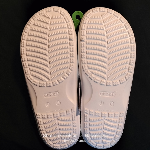 Crocs Classic Sandals Size J6 Slides Slides White (206396) New - Picture 4 of 4